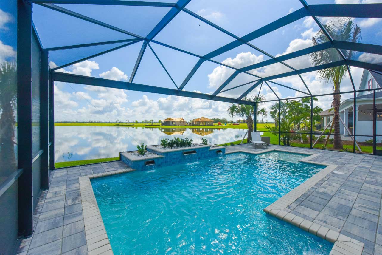 Scenic view of Florida properties