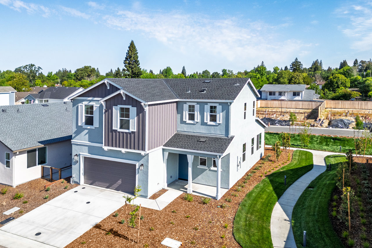 Scenic view of California properties
